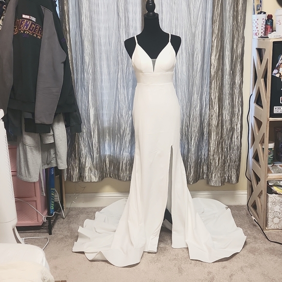 knee length dresses for ladies Sheer Pearl Wedding Dresses Mermaid Strapless Bridal Dress 222129 –  Viniodress